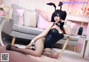 Coser@Potato Godzilla: Kurumi Tokisaki Bunny Girl (35 photos)